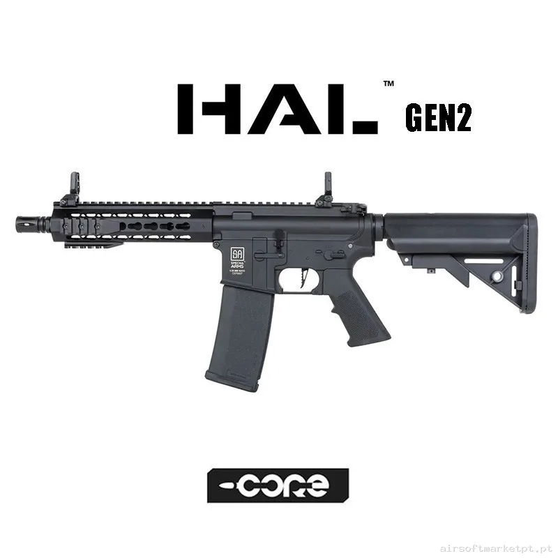 Réplica Specna Arms SA-C08 Core Gen2 Hal Etu Negra — Rifles de Assalto (AR/M4/AK) — Airsoft Market PT