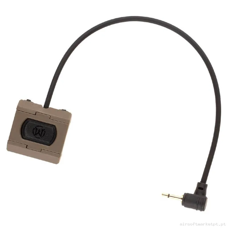 Interruptor Tático Wadsn Lite Tape Switch 2.5mm Terra Escura — Acessórios & Componentes — Airsoft Market PT