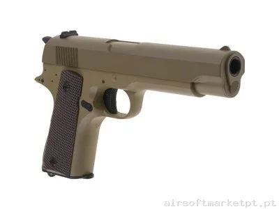 Colt 1911 CM123  CYMA Tan — Pistolas — Airsoft Market PT (foto 3)