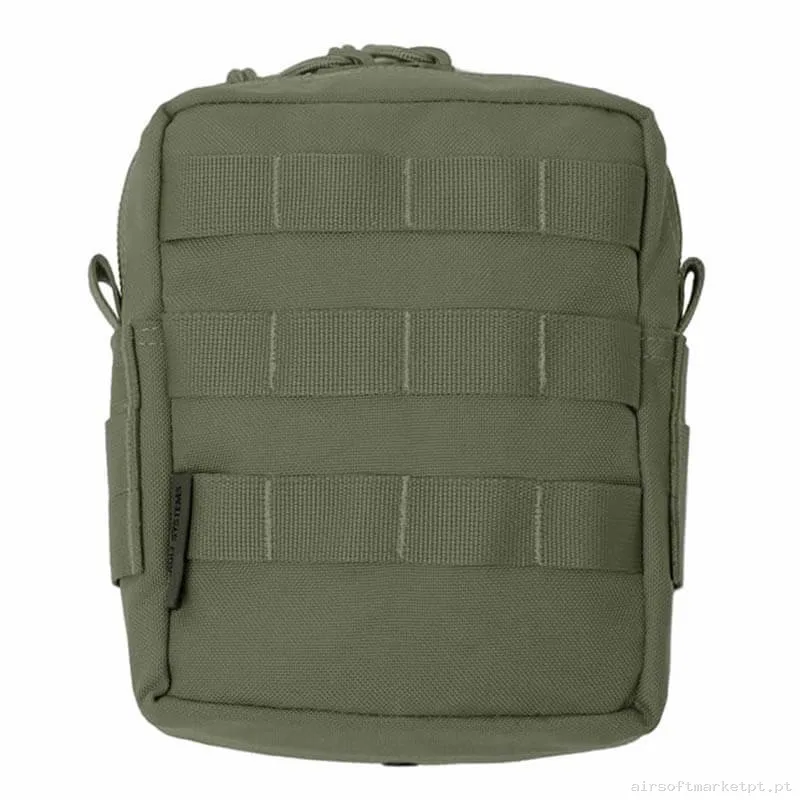 Pouch Multiusos Warrior Assault Medium Utility C/MOLLE Delantero verde od — Coletes & Rigs — Airsoft Market PT