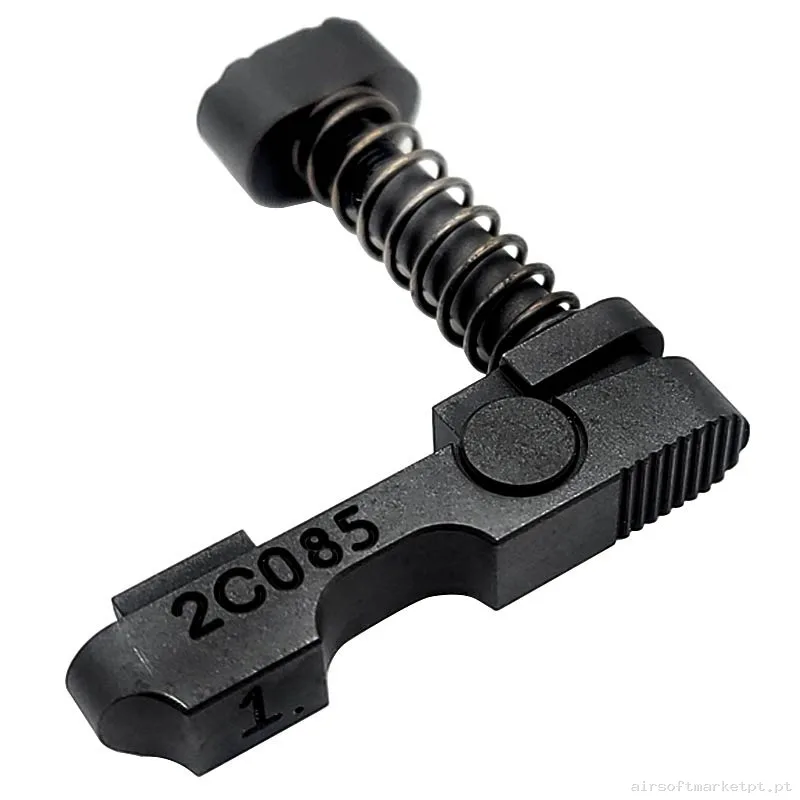 Externo Reten de Magazine MWS Angry Gun L119a2 CNC Aço Magazine Catch Ambidestro preto — Acessórios & Componentes — Airsoft Market PT