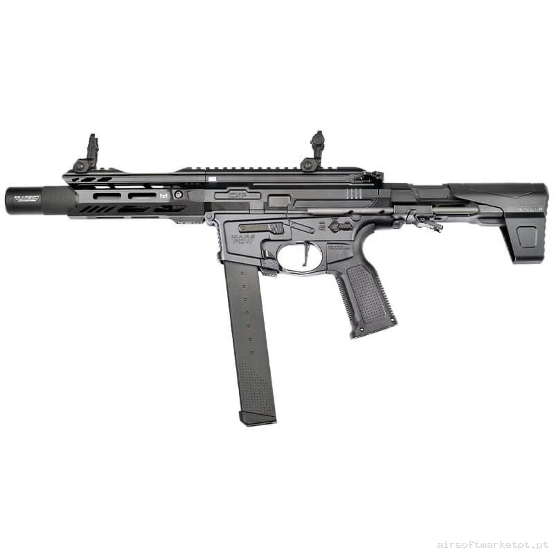 Réplica AEG M4 ICS EBB Cxp-Mars Pdw9 S3 ETU preta — Rifles de Assalto (AR/M4/AK) — Airsoft Market PT