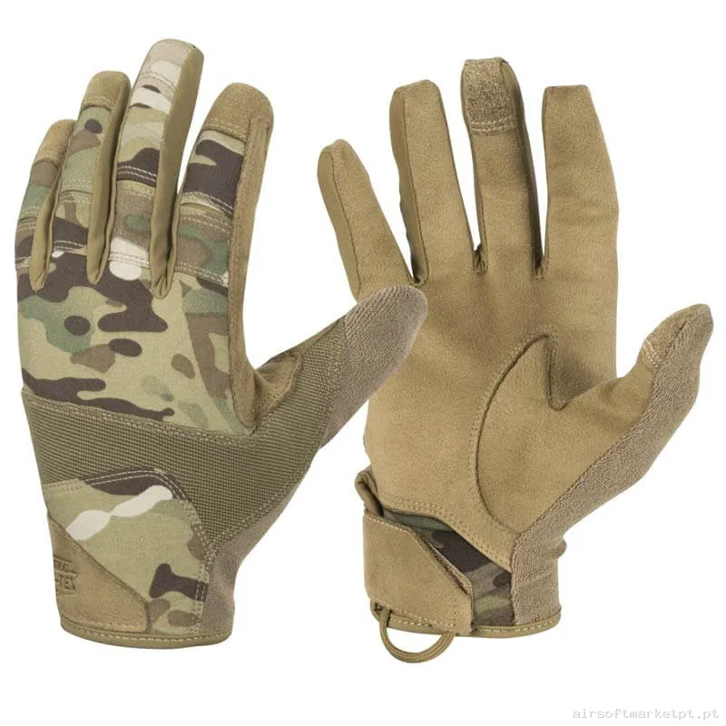 Luvas Helikon-Tex Range Tactical Gloves multicam/Coyote — Gear Táctico — Airsoft Market PT