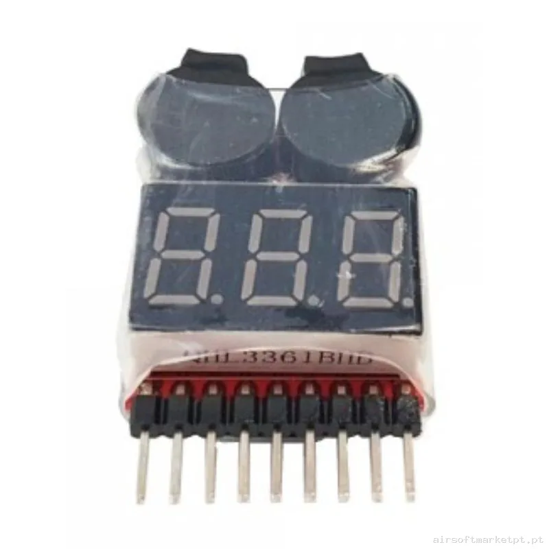 Verificador de Baterias Lipo Fuel com Tela Lcd — Carregadores / Magazines — Airsoft Market PT