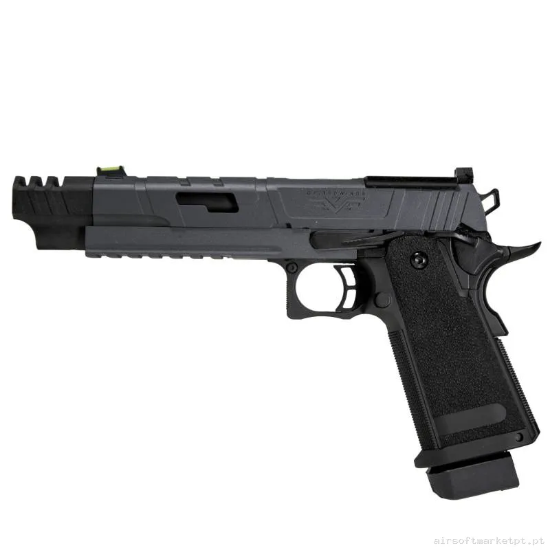 Réplica GBB Pistola Hi-Capa 5.1 Rossi Redwings Open Class Grey — Pistolas — Airsoft Market PT