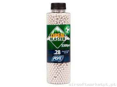 Bbs muniçao 0,28 Bio Open Blaster ASG — Munição (BBs) — Airsoft Market PT