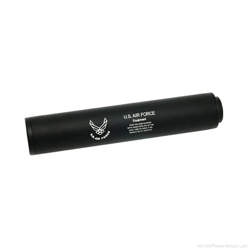 Externo Supressor Trazador Fma Tb584 Usaf Largo negro — Acessórios & Componentes — Airsoft Market PT