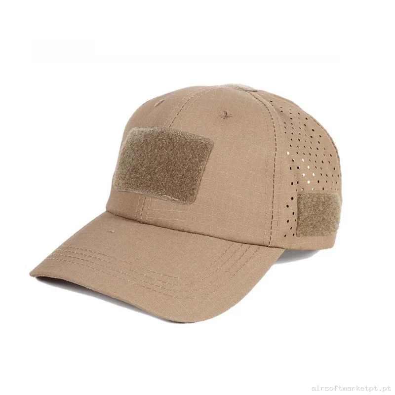 Gorra Camuflaje Coyote Brown Velcro Beisbol Ajustable Gen2 — Proteção Ocular & Facial — Airsoft Market PT
