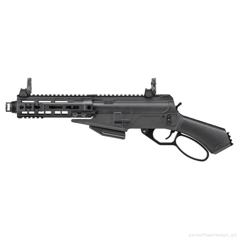 Réplica Gas G&G Levar 7" preta — Rifles de Assalto (AR/M4/AK) — Airsoft Market PT