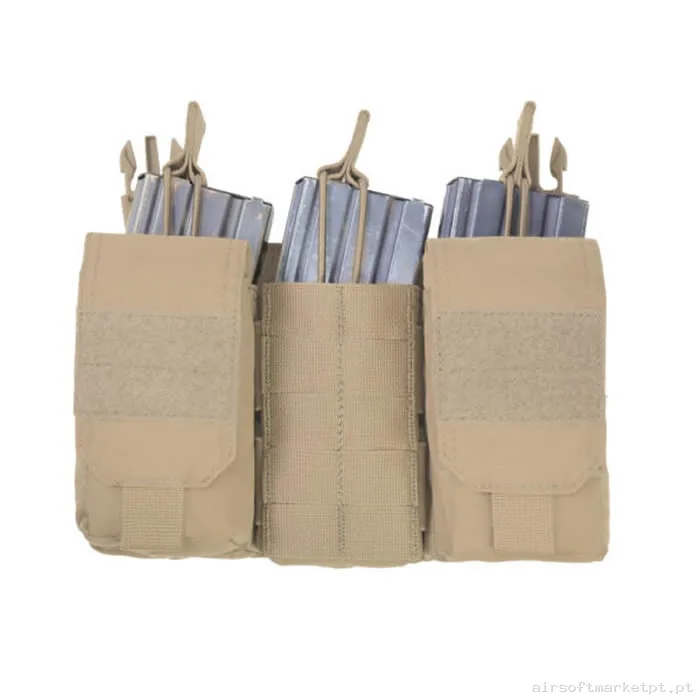 Pouch Magazine Pouch Triplo M4/Ak Warrior Assault Open Top Dfp Mk1 coyote tan — Coletes & Rigs — Airsoft Market PT