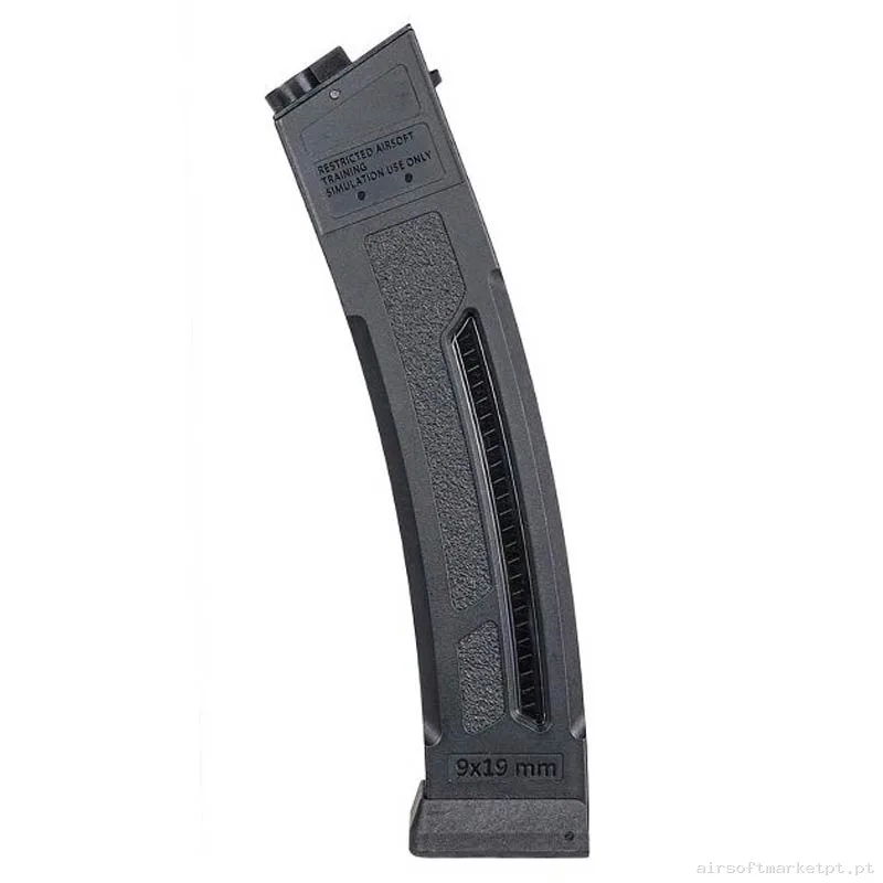 Magazine Réplica Midcap Mxc9 G&G Polímero 130 Bbs negro — Carregadores / Magazines — Airsoft Market PT