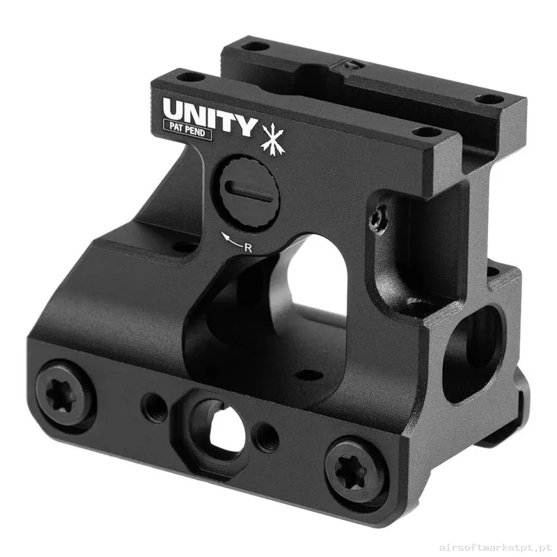 Montagem Externa RIS PTS Unity Tactical Fast Mro preta — Acessórios & Componentes — Airsoft Market PT