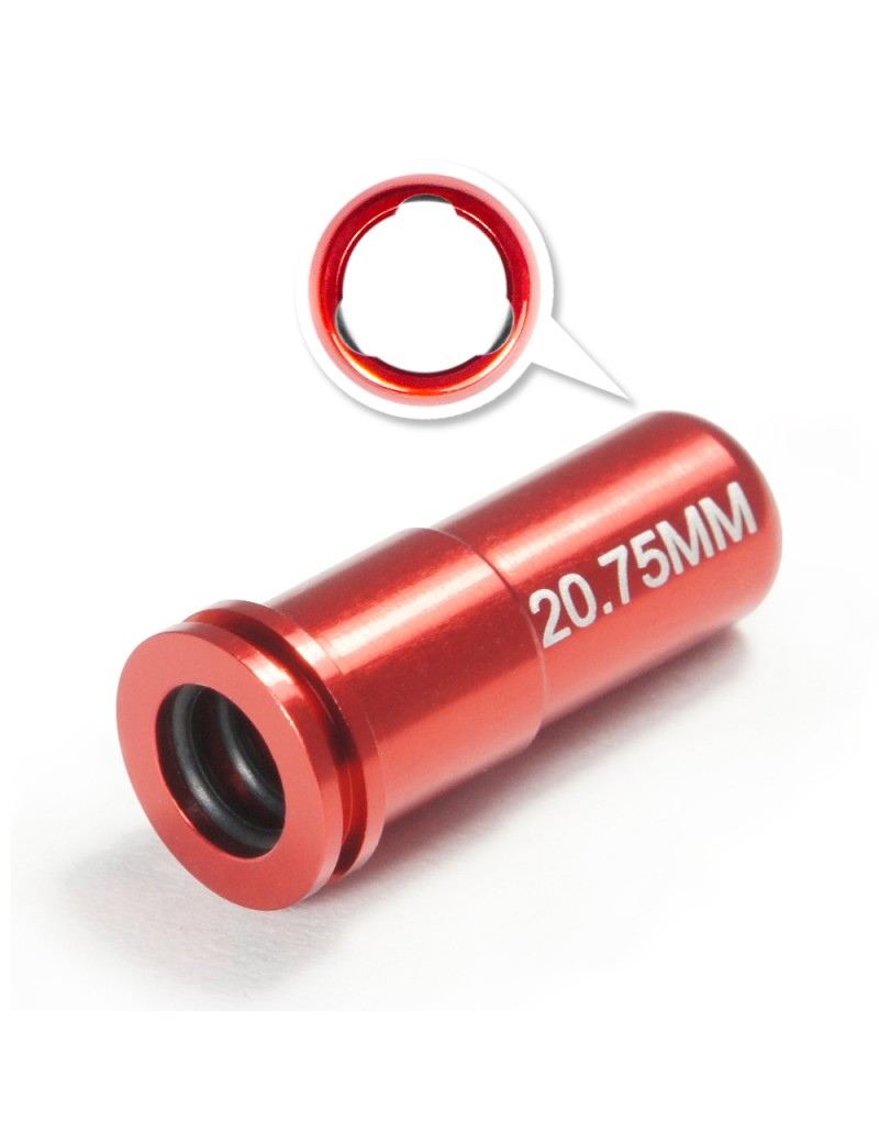 CNC Aluminum Double O-Ring Nozzle - 20.75mm [Maxx Model] — Peças Internas (AEG) — Airsoft Market PT