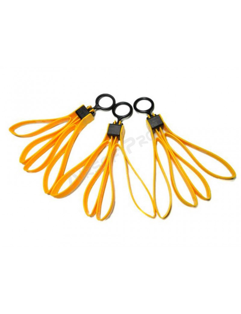 Fold Plastic Dummy Restraints - 3pcs - Yellow [Emerson Gear] — Acessórios & Componentes — Airsoft Market PT