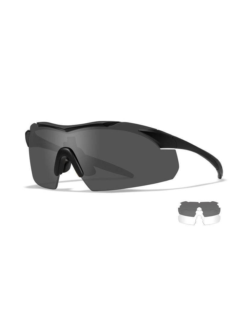 VAPOR 2.5 Grey/Clear Matte Black Frame [Wiley X] — Proteção Ocular & Facial — Airsoft Market PT