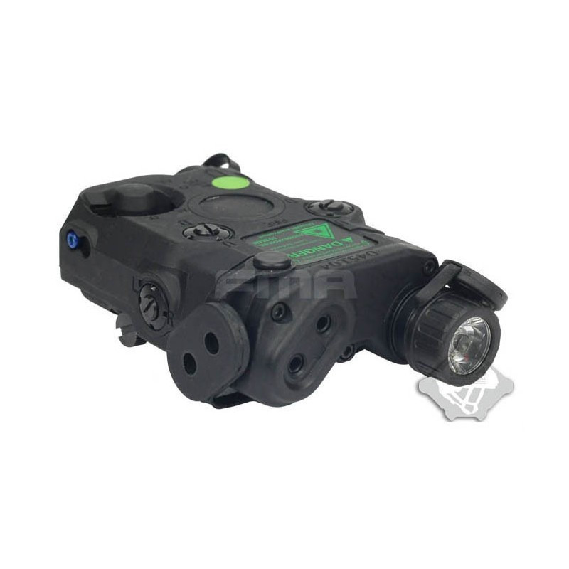 AN-PEQ15 Upgrade Version - LED White light + Green laser with IR Lenses BK [FMA] — Miras & Ópticas — Airsoft Market PT