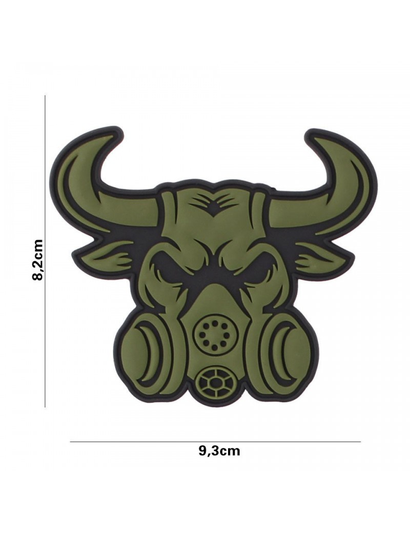 Patch - Gas Mask - Bull - OD — Patches & Decoração — Airsoft Market PT