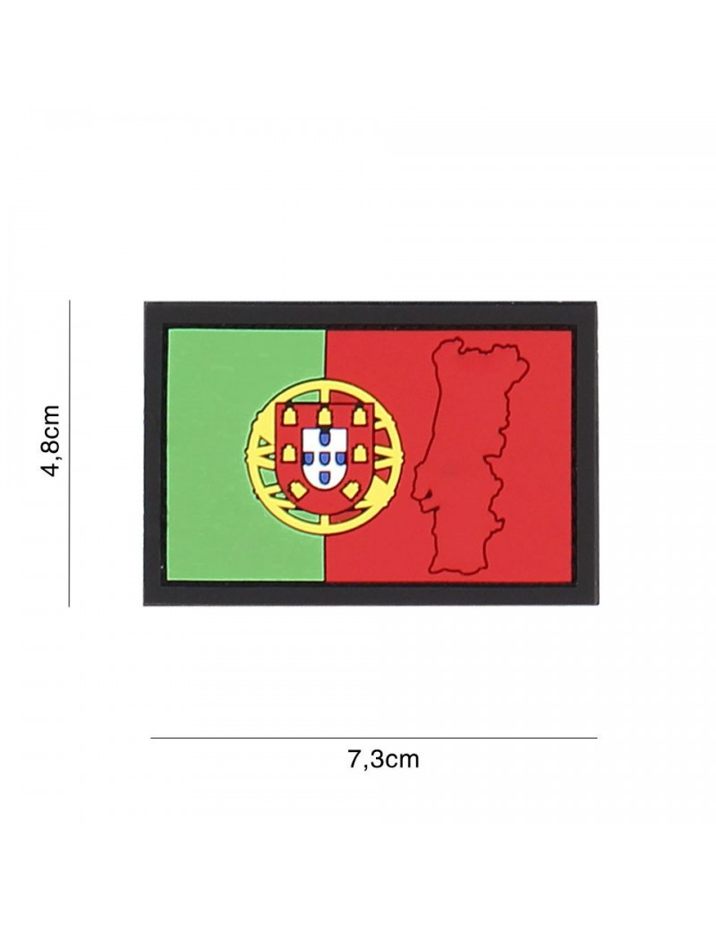 Patch - Flag Portugal w/ Contour — Patches & Decoração — Airsoft Market PT