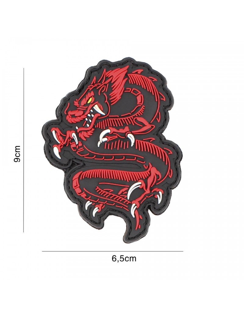 Patch - Dragon - Red — Patches & Decoração — Airsoft Market PT