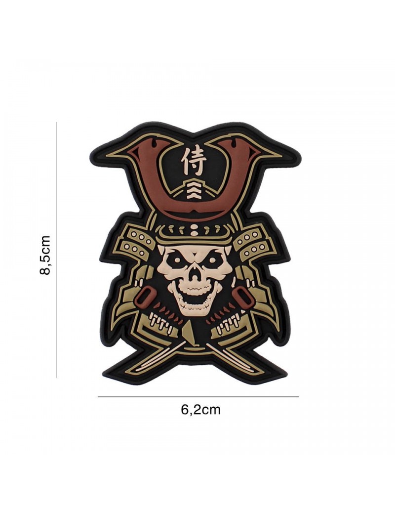 Patch - Samurai Skull - Multi — Patches & Decoração — Airsoft Market PT