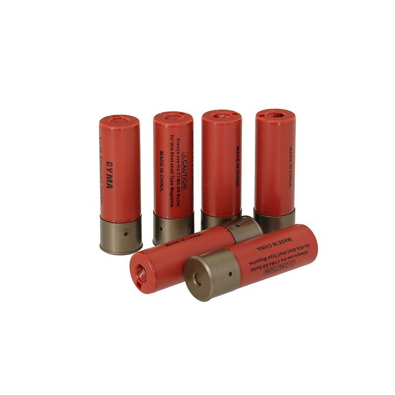 Cartuxos 30rnd p/ Shotgun (pack 6) [Cyma] — Carregadores / Magazines — Airsoft Market PT
