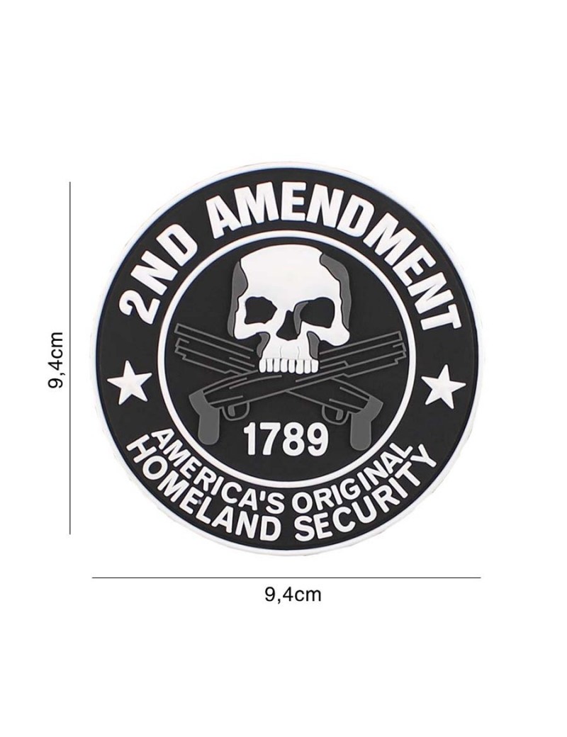 Patch - 2nd Amendment — Patches & Decoração — Airsoft Market PT