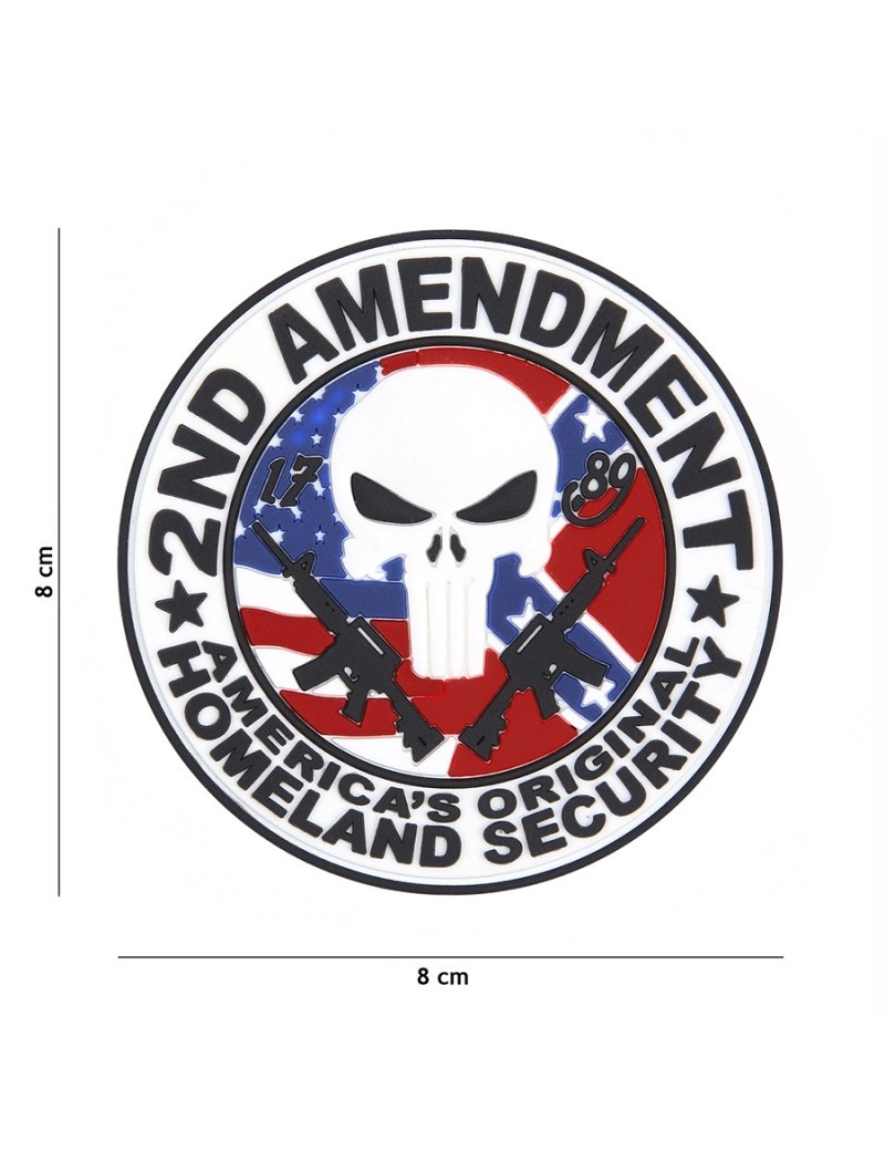 Patch - 2nd Amendment Punisher — Patches & Decoração — Airsoft Market PT