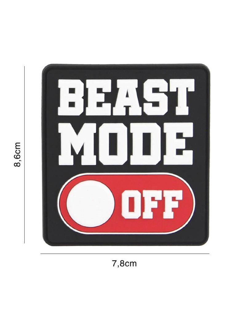 Patch - Beast Mode OFF — Patches & Decoração — Airsoft Market PT