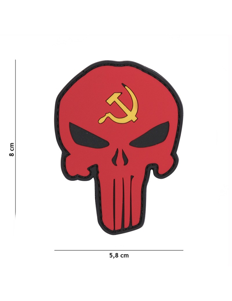 Patch - Punisher Russia Hammer & Sickles — Patches & Decoração — Airsoft Market PT