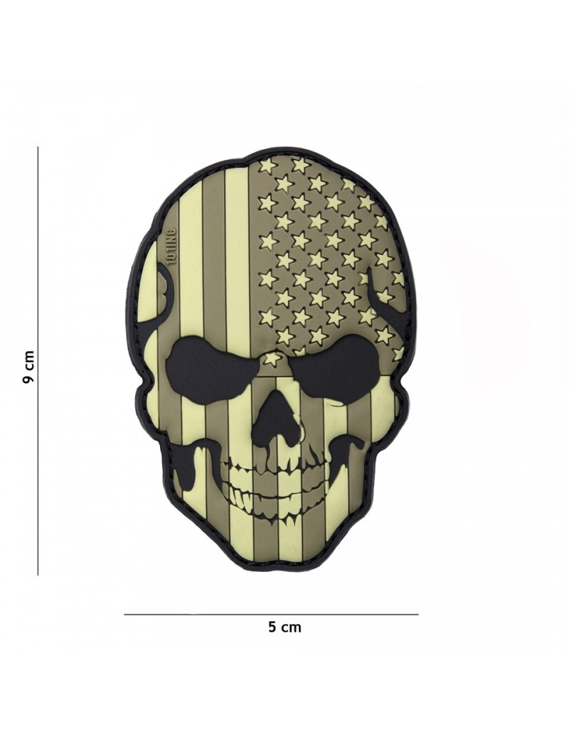 Patch - Skull USA Subdued — Patches & Decoração — Airsoft Market PT