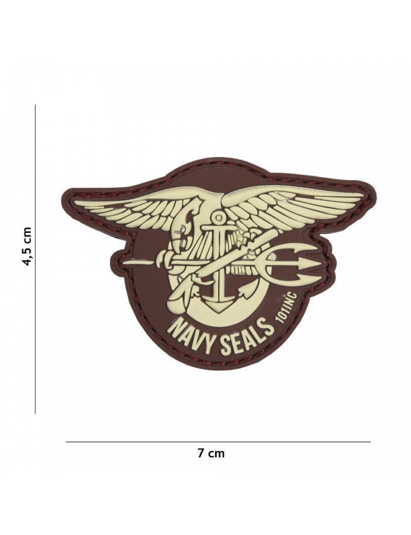 Patch - Navy Seals - Brown — Patches & Decoração — Airsoft Market PT
