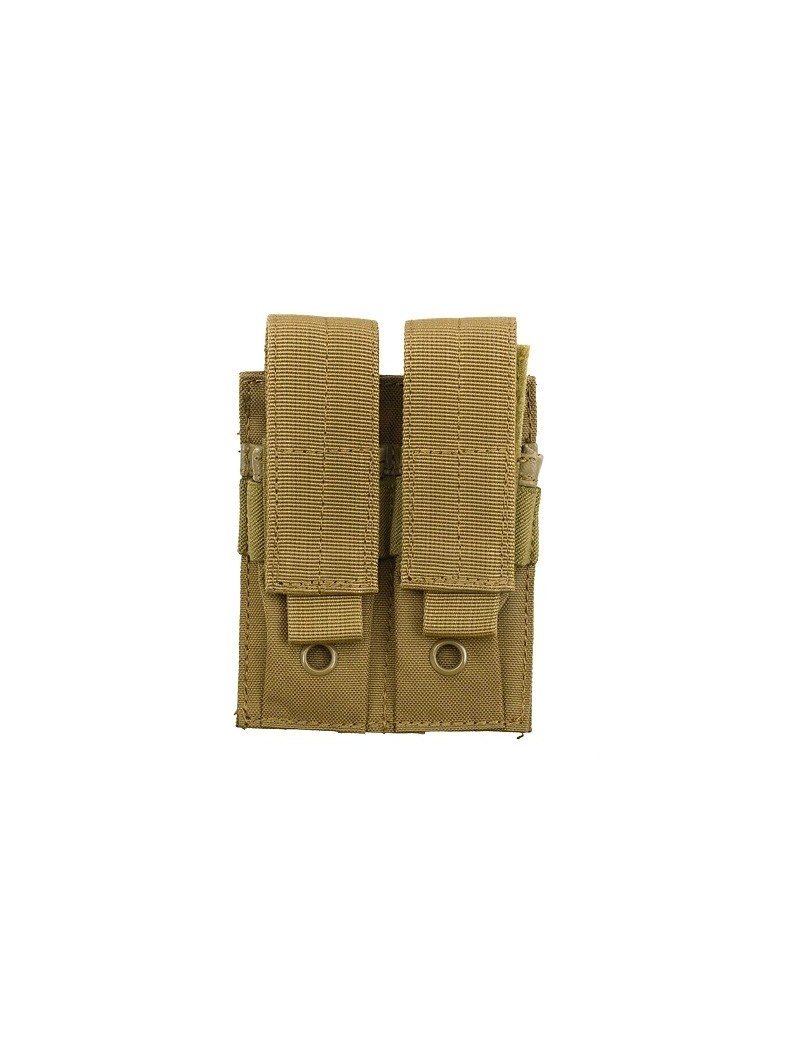 Double Pouch Pistol Mag - Coyote [8Fields] — Coletes & Rigs — Airsoft Market PT