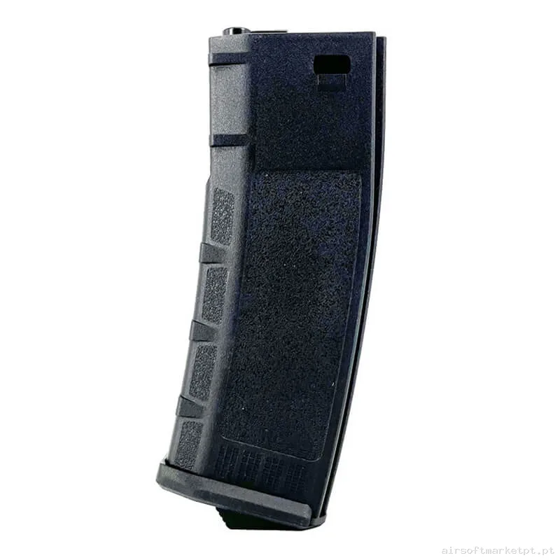 Magazine Réplica Midcap M4 Rossi Polimero 120 Bbs negro — Carregadores / Magazines — Airsoft Market PT