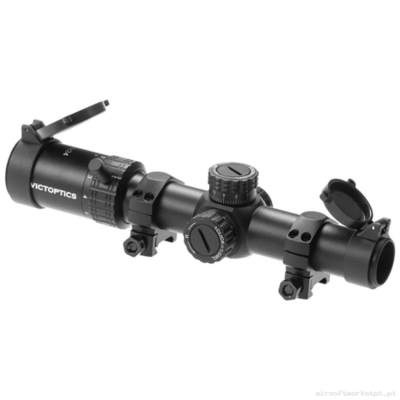 Mira telescópica 1-6X24 Victoptics S6 LPVO negra — Miras & Ópticas — Airsoft Market PT
