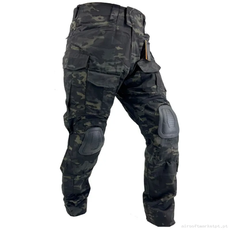 PANTALON COMBATE CONQUER G3M PANT ESTILO MULTICAM BLACK — Vestuário (Fardas) — Airsoft Market PT
