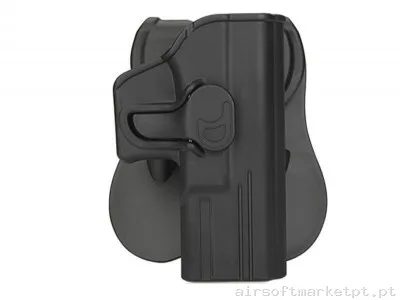 Coldre 360º Hi Capa Amomax Preto — Acessórios & Componentes — Airsoft Market PT