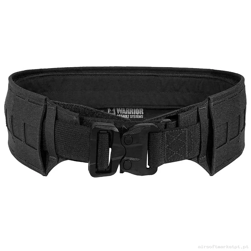 Cinturão tático MOLLE Warrior Assault Laser Cut Lpb com Cinto Cobra em Polímero preto — Gear Táctico — Airsoft Market PT