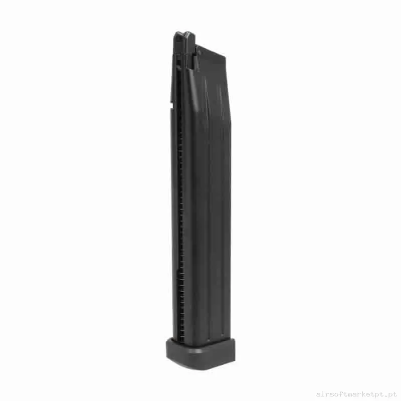 Magazine Pistola Gas Hi-Capa 5.1 Aw Custom Hx Series Extendido 50 Bbs — Carregadores / Magazines — Airsoft Market PT