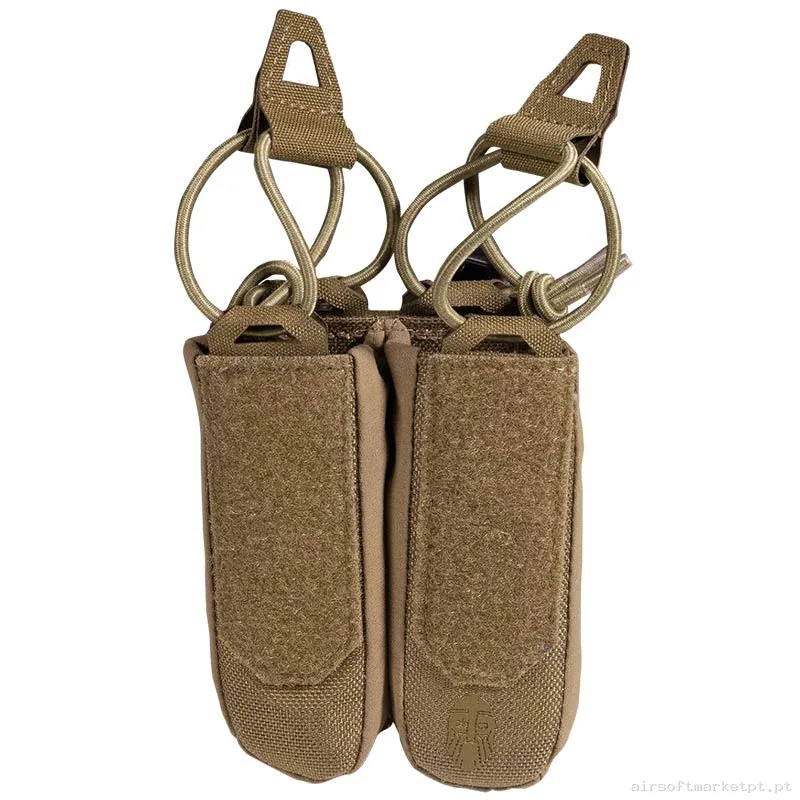 Pouch Magazine Pouch Doble Pistola Ragnar Valhalla System Insert Frey Pistol Double coyote — Carregadores / Magazines — Airsoft Market PT