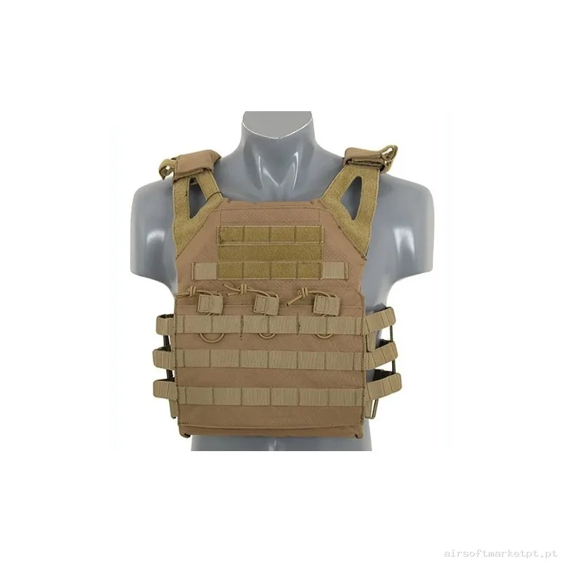 Chaleco JPC Con Placas Balísticas - Tan — Coletes & Rigs — Airsoft Market PT