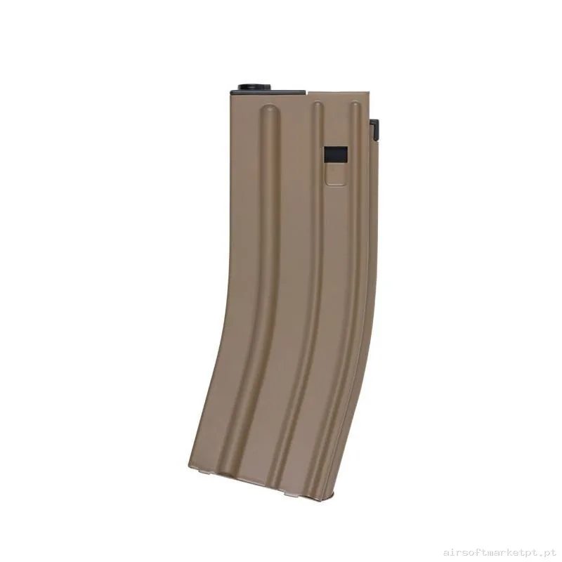 CARGADOR M4 SAIGO MARUI NEXT GEN METAL 90 BBS TAN — Carregadores / Magazines — Airsoft Market PT