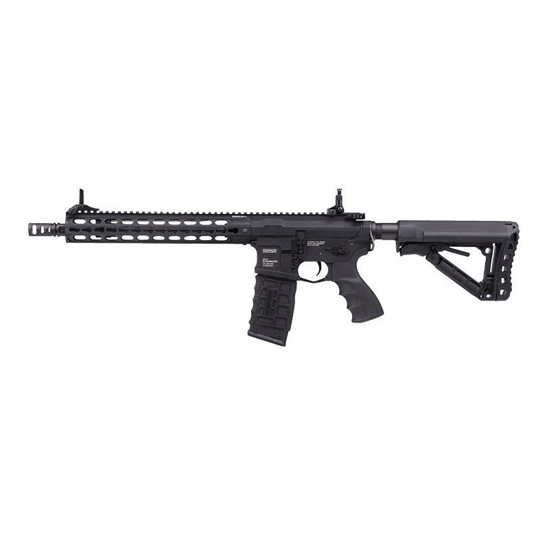 AEG GC16 Warthog 12" Preta [G&G] — Rifles de Assalto (AR/M4/AK) — Airsoft Market PT