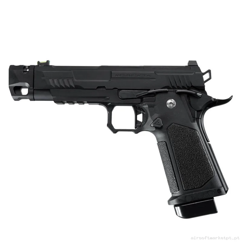 Pistola 4.3 Hi-Capa Arcturus Vanguard Compensador Gbb Negra — Pistolas — Airsoft Market PT