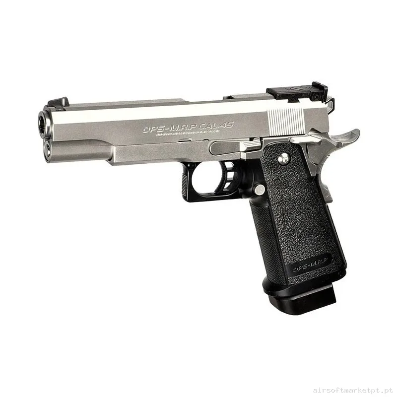 Pistola GBB Tokyo Marui Hi-Capa 5.1 Stainless — Pistolas — Airsoft Market PT (foto 2)