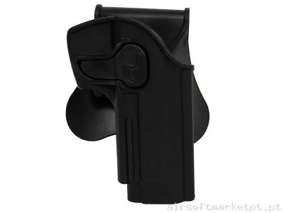 Coldre 360º Beretta 92 Amomax Preto — Acessórios & Componentes — Airsoft Market PT