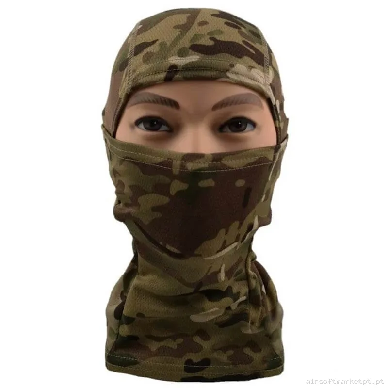 Balaclava Cygnus Armory Tactical Balaclava Estilo multicam — Proteção Ocular & Facial — Airsoft Market PT