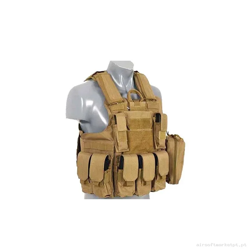 Chaleco Ciras - Tan — Coletes & Rigs — Airsoft Market PT