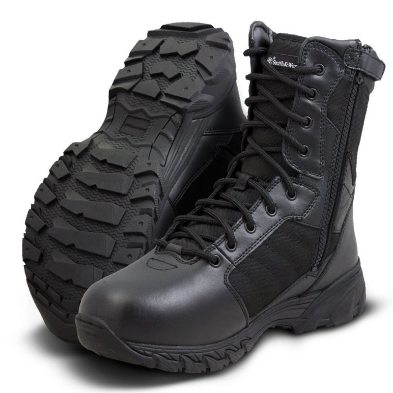 Botas Breach 2.0 8" Zip Pretas [Smith&Wesson] — Calçado — Airsoft Market PT