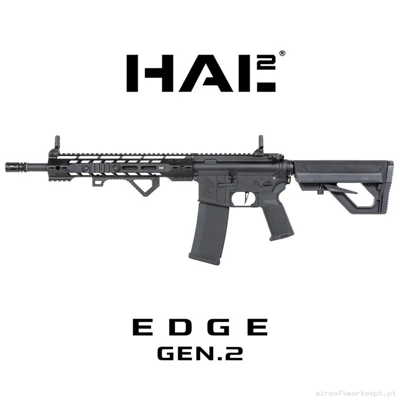 Réplica Specna Arms RRA SA-E14-H Edge Hal2 Gen2 Bluetooh negro — Rifles de Assalto (AR/M4/AK) — Airsoft Market PT