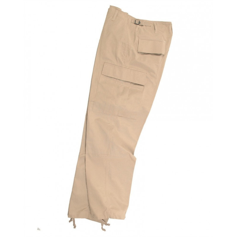 Calças US BDU Ripstop Khaki [Miltec] — Vestuário (Fardas) — Airsoft Market PT